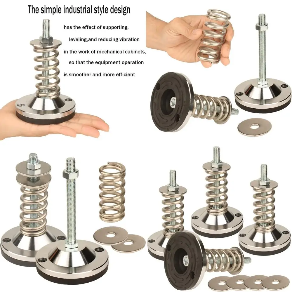 

Усиленная пружинная опорная база, диаметр 3,94 дюйма, резьба M12, грузоподъемность 1800 фунтов, крепление для верстака (4 штуки)