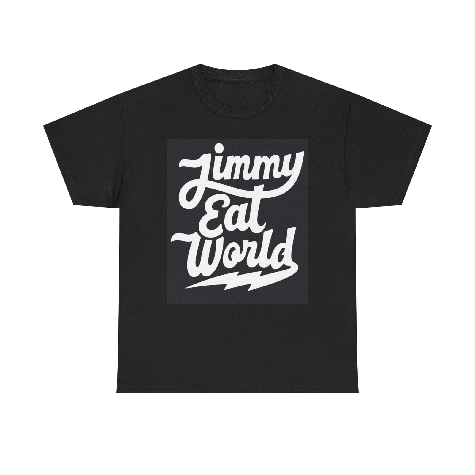 

Футболка с рисунком Jimmy Eat World, винтажная футболка унисекс из плотного хлопка в стиле панк-рок