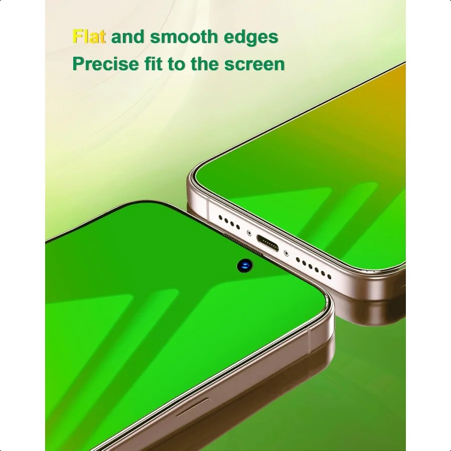 2 sztuki folii ochronnej na ekran iPhone 17 Pro Max, szkło hartowane, 6,9 cala, prywatna folia ochronna, anty-niebieskie światło, anty-szpiegowska N
