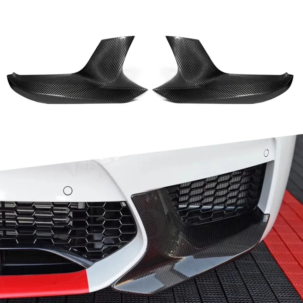 F90 M5 Dry Carbon Fiber Front Bumper Lip Side Splitters Flaps Spoiler Guard Car Styling For  5 Series F90 M5 2020+ customcustom