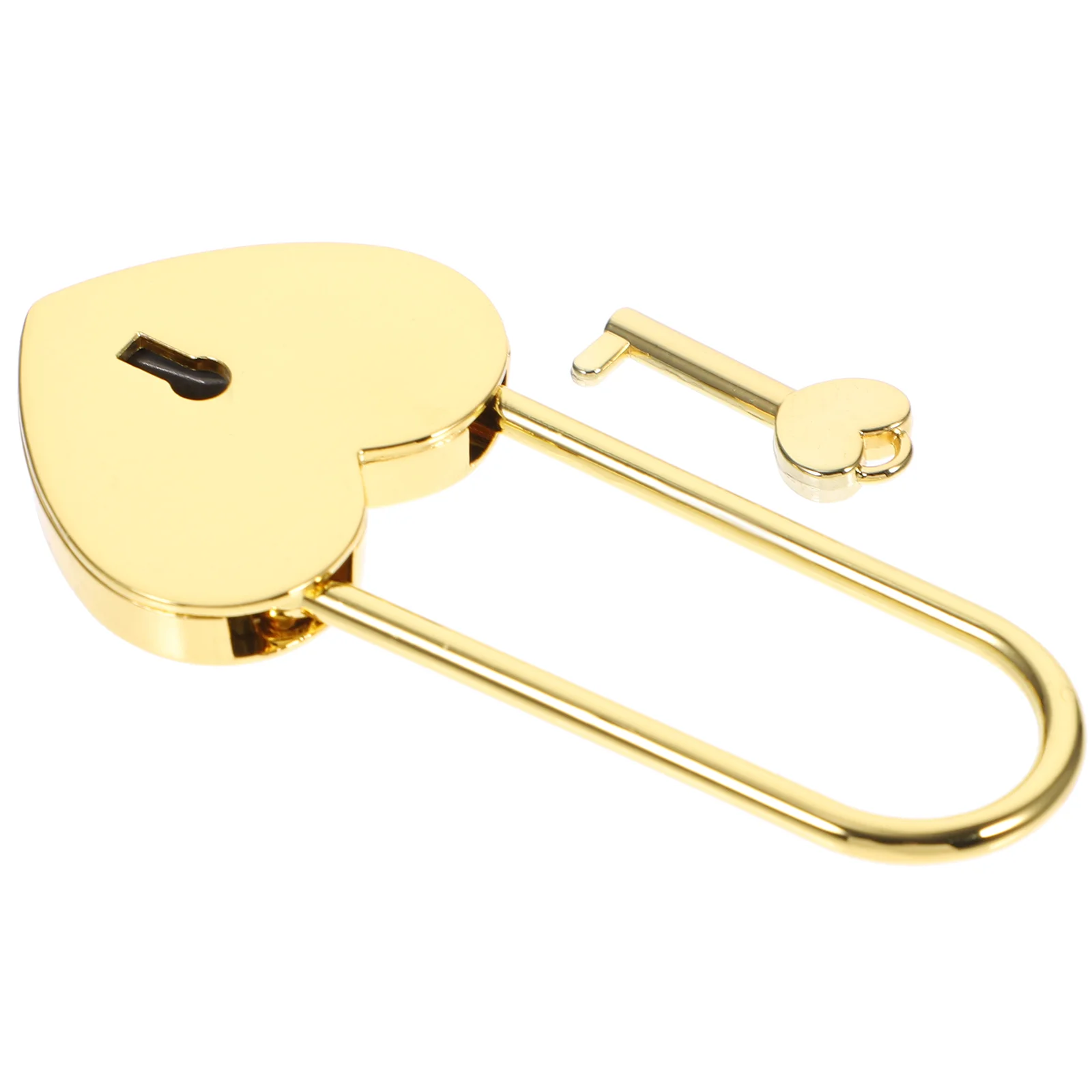 Love Lock Gold Purse Small Luggage Padlocks Backpack Journal Locker Suitcase Zinc Alloy with Keys Man