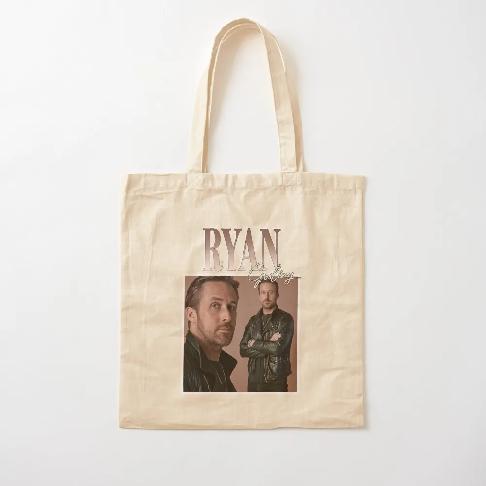 

Lover Gifts Handsome Ryan Gosling Musician Gift For Birthday Tote Bag Shopper handbag bags luxury women Canvas Tote Bag