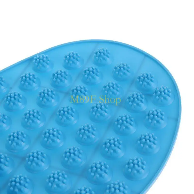 M89F Reflexology Walk Stone Pain Relieve Foot Leg Massager Mat for Health Care Acupressure for Butterfly Finger Pressing Plate
