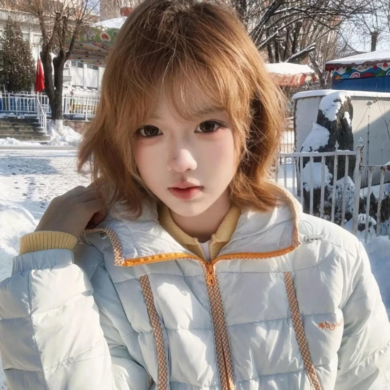 Japanese Sweet Lolita Hooded Padded Coat Women Kawaii Snowflake Embroidery Cotton Jacket Harajuku Girl Light Color Slim Warm Top - view 2