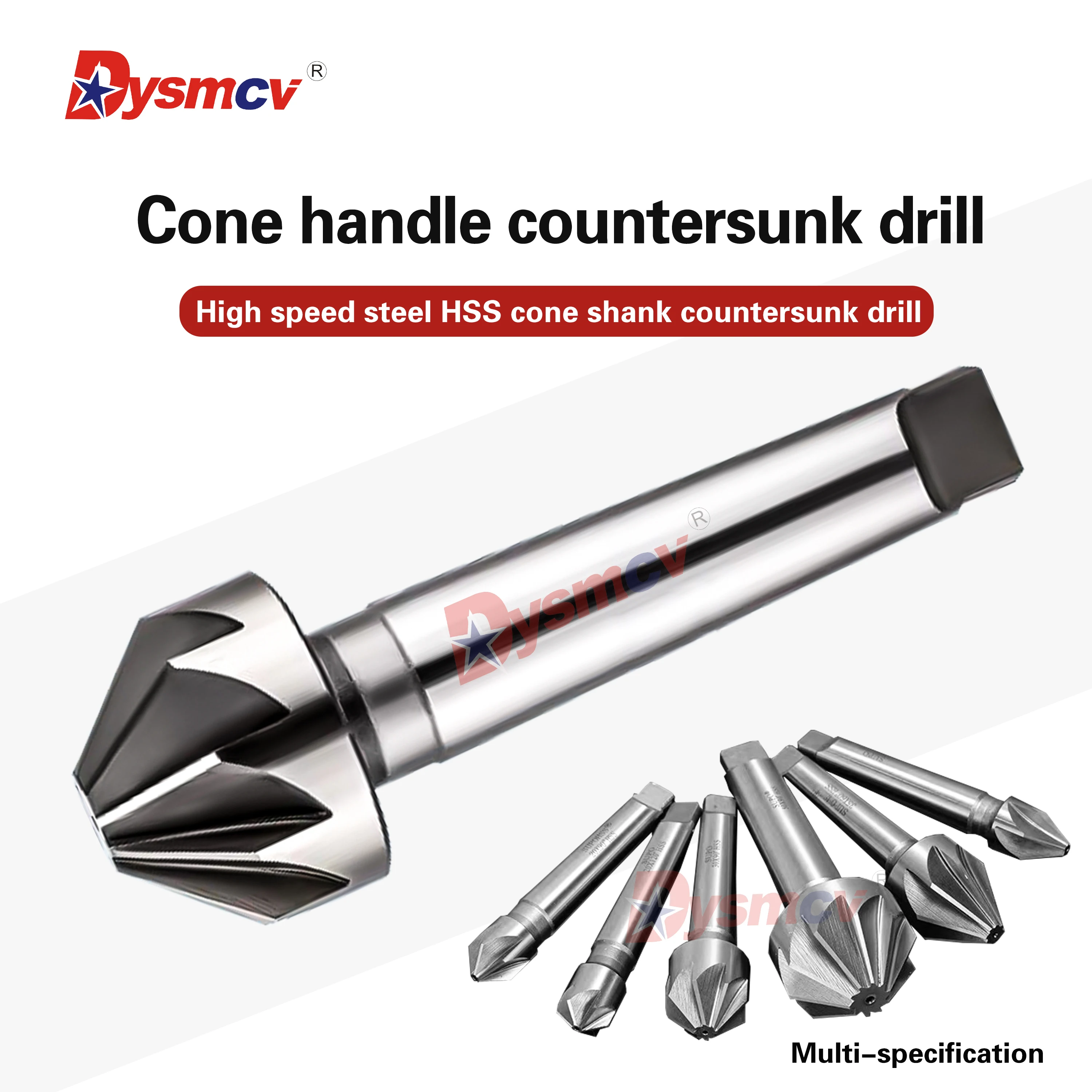 

14-100mm Chamfer Countersink Drill 60/90/120 Degree Multi Blade Cone Handle Countersunk Drill Straight Handle Chamfering Cutters