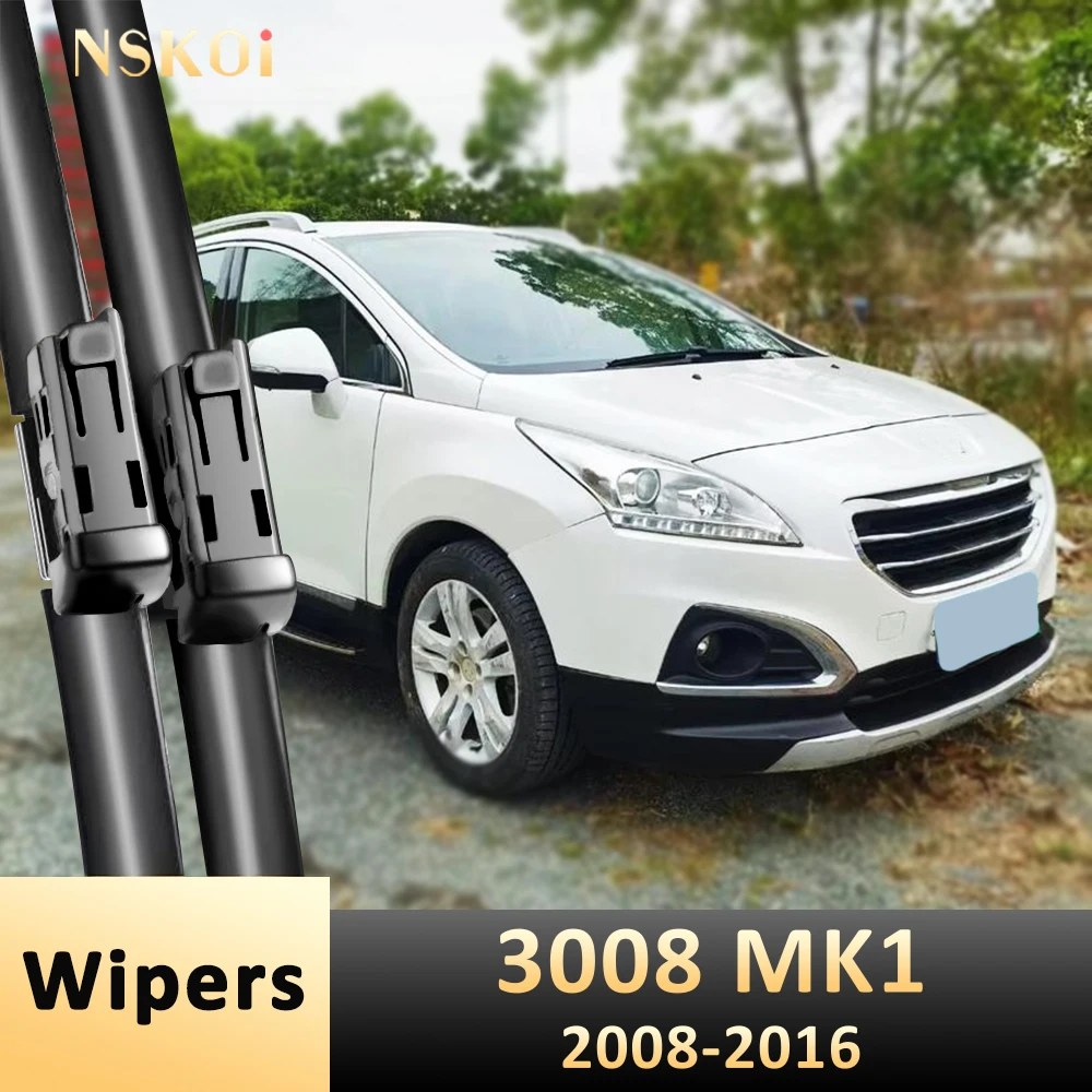 

Wiper LHD Front Wiper Blades For Peugeot 3008 MK1 2008 - 2016 Windshield Windscreen Window Brushes 30“28” Accessories
