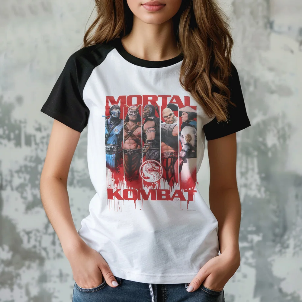 Mortal Kombat tshirt women summer Japanese t shirt girl manga designer clothing