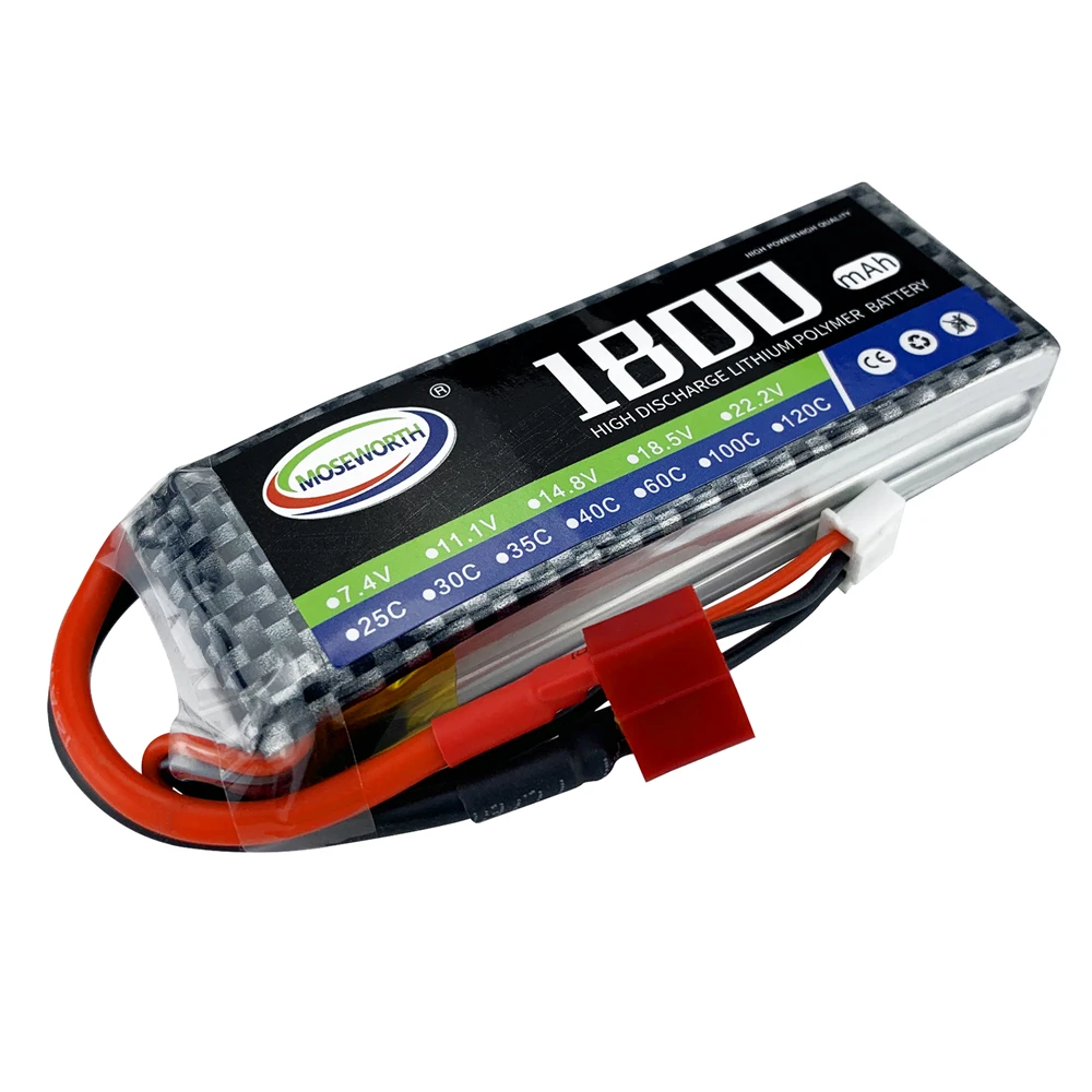للبيع بطارية ليبو 3S 11.1 فولت 1300mah 1500mAh 1800mAh 2200mah 30C 40C 60C RC ToyCar قوارب بدون طيار أجزاء مع عمداء XT60 T
