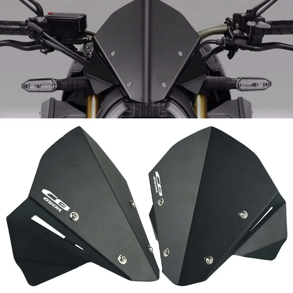 

For Honda CBR650R CB650R CB 650R 650 R Neo Sports Cafe 2019 2020 Motorcycle CNC Windshield Windscreen Deflectors Radiator Guard