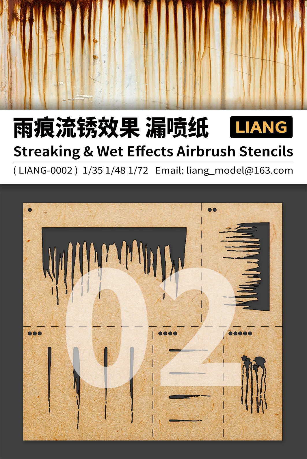 

Liang Model Tools For Streaking&Wet Effect Airbrush Stencils Detail-up Tools Multi Scale Upgrade Kit Making Tools