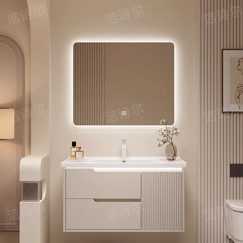 عرض منظم خزانة الحمام رفوف التخزين أقسام المرحاض الفاخرة الحديثة دولاب أدراج Gabinete أثاث الفندق #4