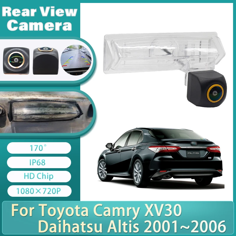 

HD резервная камера заднего вида ночного видения для Toyota Camry XV30 Daihatsu Altis 2001 2002 2003 2004 2005 2006 CCD камера заднего вида