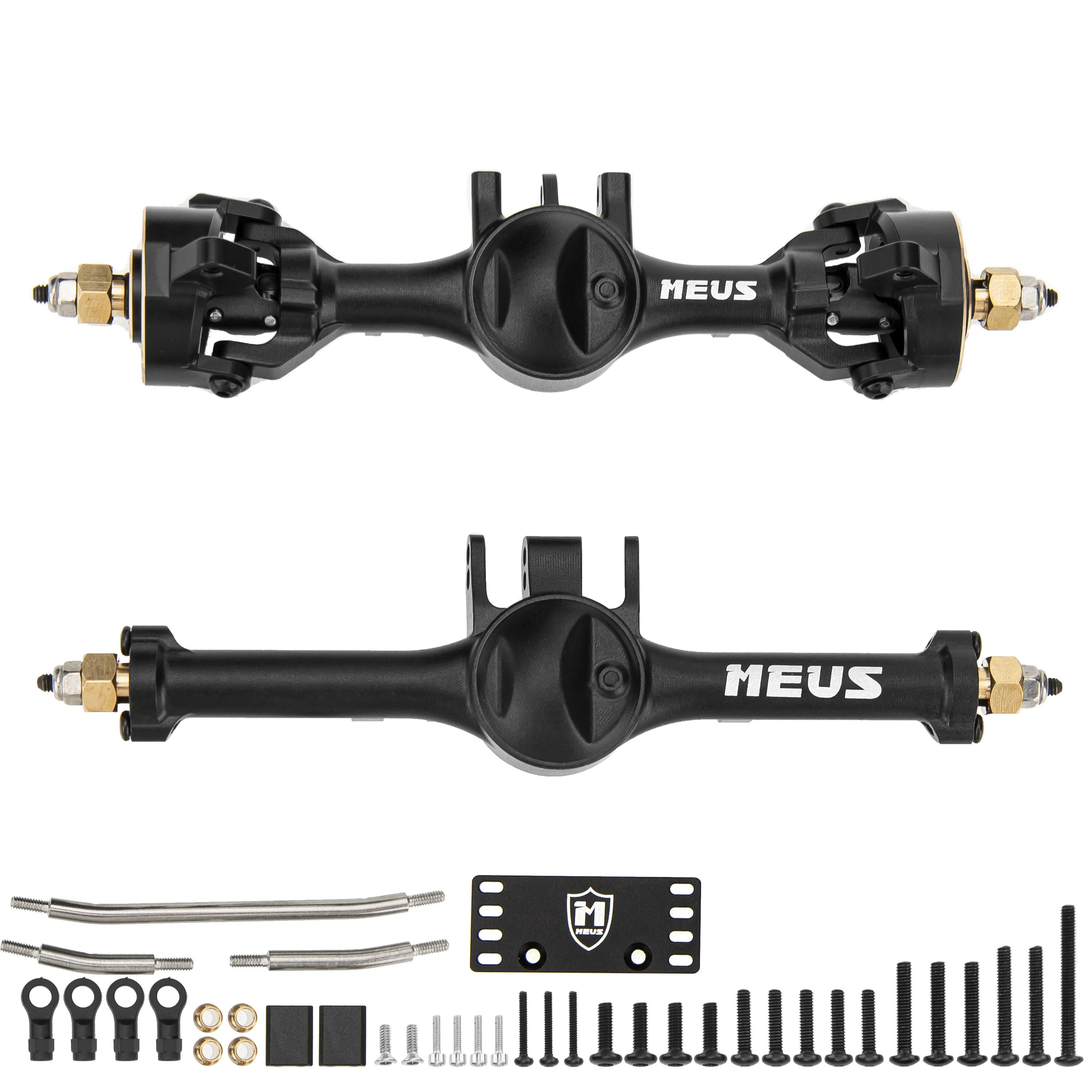 MEUS RACING 5mm ISO V2 TRX4M Axles with Adjustable Servo Mount for TRAXXAS 1/18 TRX4M RC Crawler
