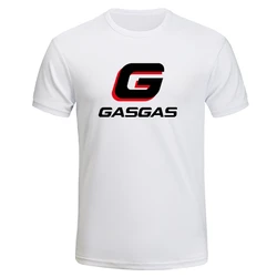 GASGAS summer casual sports fashion 2D printed crewneck short sleeve large size men's T-shirt loose quick dry comfortable