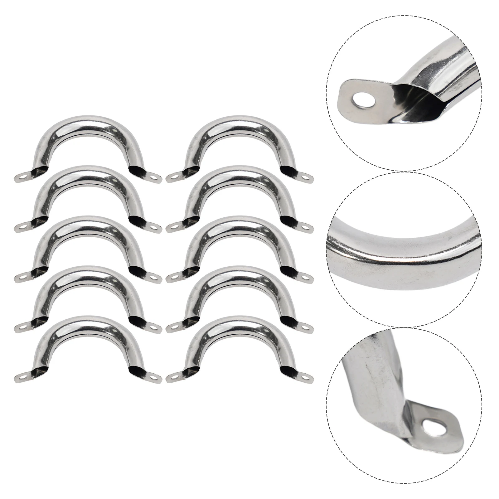 

Grip Pot Side Handles Cookware Ears Pot Side Handles Stainless Steel 10pcs Cookware Parts Handle Grip Kitchen Accessories