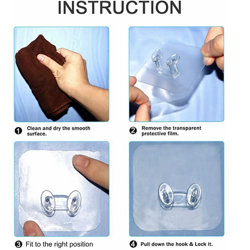 Gancho de almacenamiento de pared, soporte de enchufe de alimentación, colgador Adhesivo de pared para cocina, sin perforaciones, accesorios de