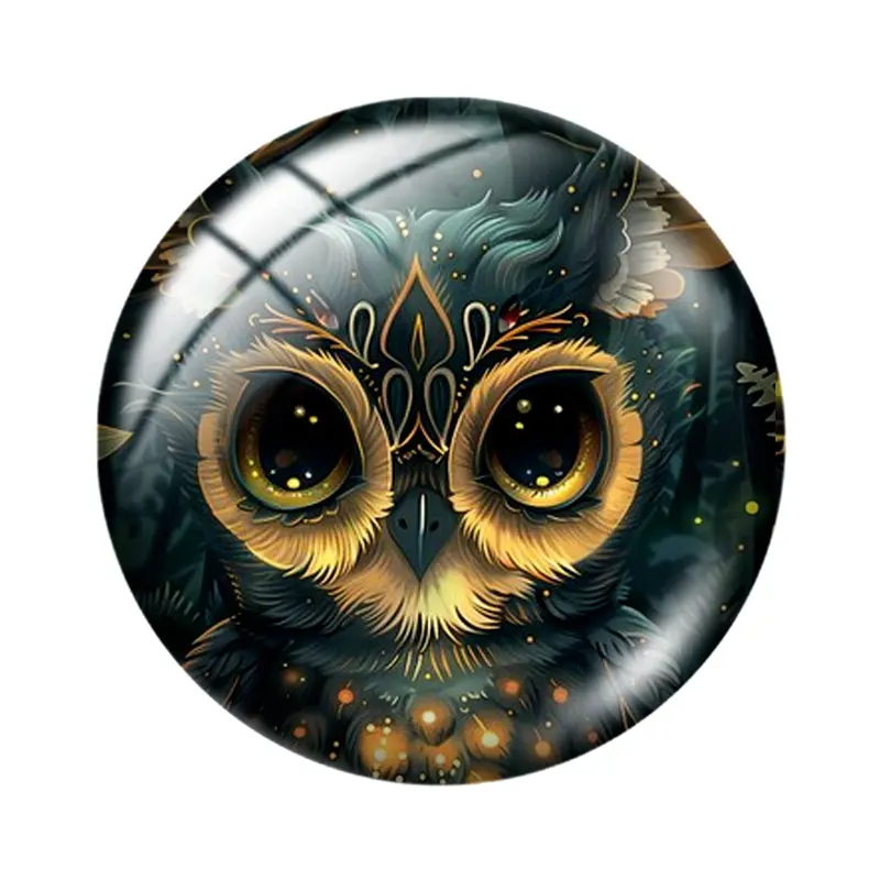 Whimsical Woodland Creatures 12/18/20/25mm glass cabochon  bracelet pendant rings for jewelry demo earrings back Making findings