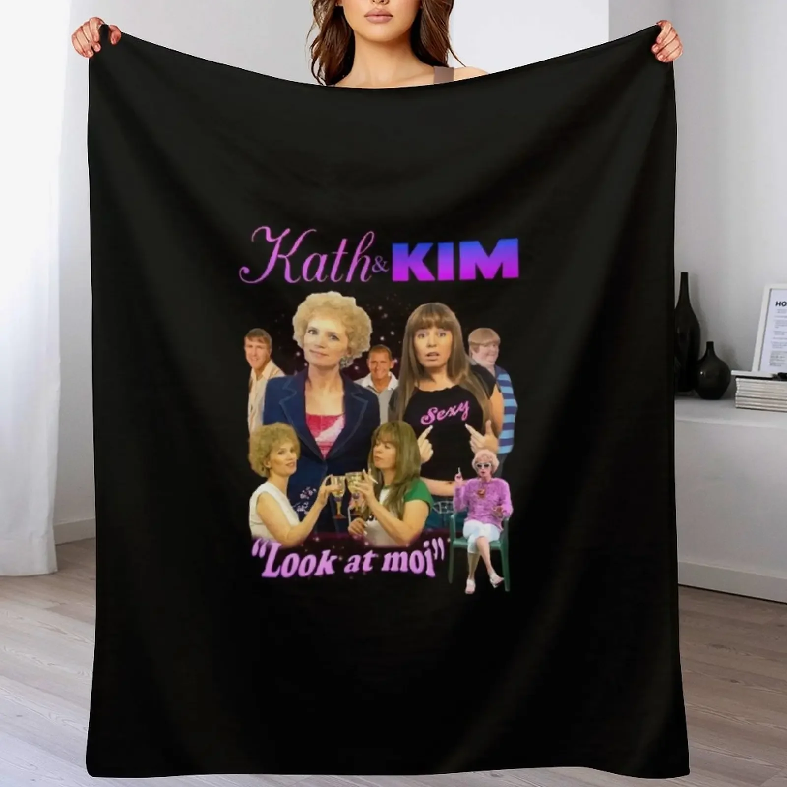 

Kim Bootleg and KATH Throw Blanket Thin Soft Blanket for Summer Night Sleeping