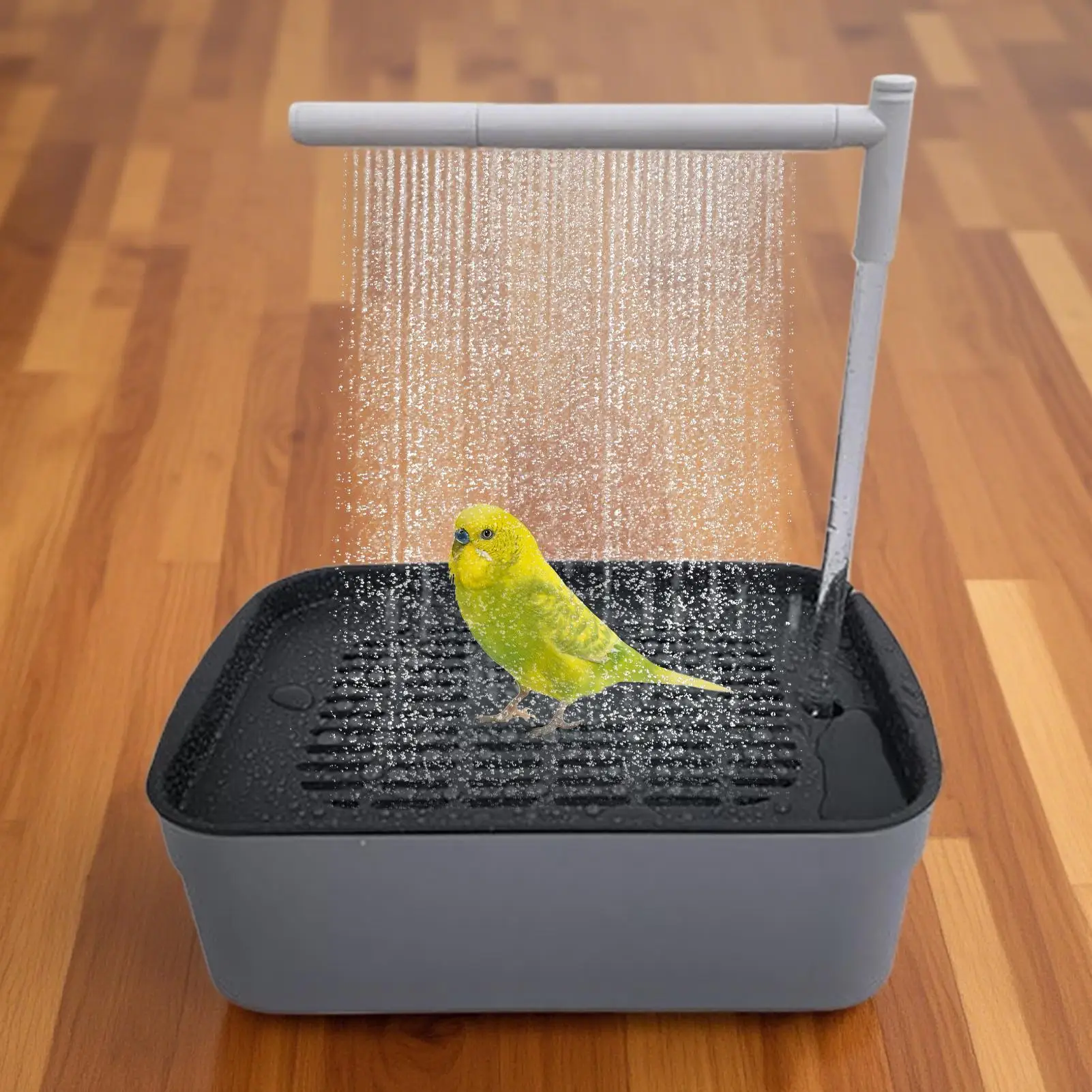 Bañera Automática para Pájaros, Bañera Eléctrica USB con Circulación de Agua, Bañera para Pájaros, Fuente de Ducha, Accesorios para Mascotas