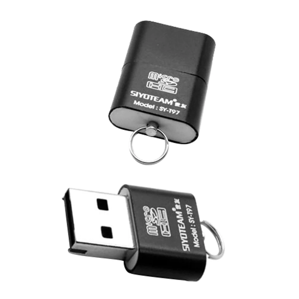 Новый портативный мини USB 2 0 TF T флэш-накопитель адаптер кардридер