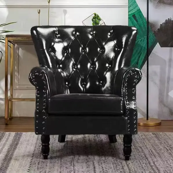 

Leather Pouf Living Room Sofas Luxury Armchair Designer Living Room Sofas Room Decor Individual Tumbonas Playa Furniture
