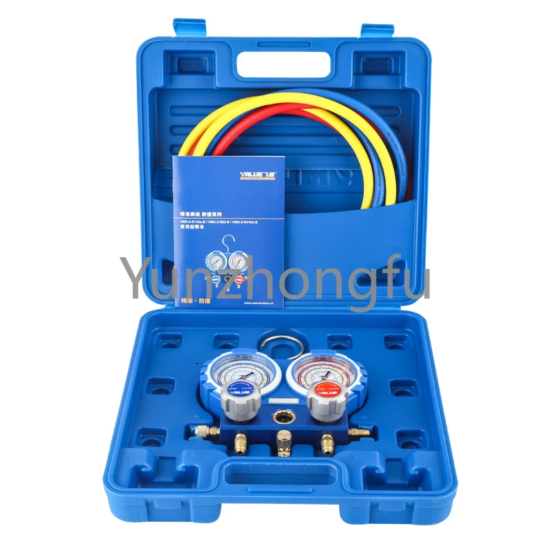 

Pressure gauge VMG-2-R410A-B Household air conditioner snow table R22/R410/R32 refrigerant pipe