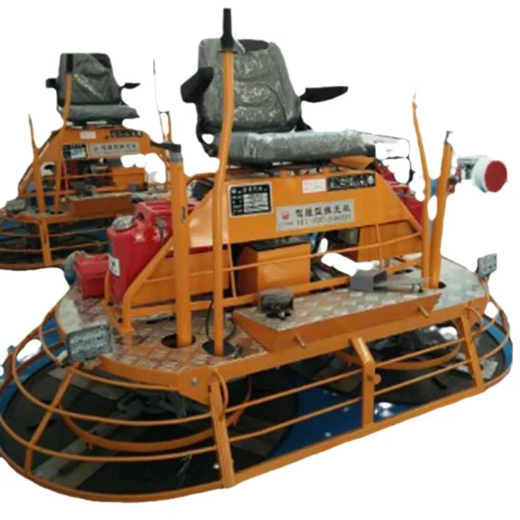 7.5kW High Power Ride On Power Trowel Concrete Floor Smoothing Cement Polishing Finishing Machine