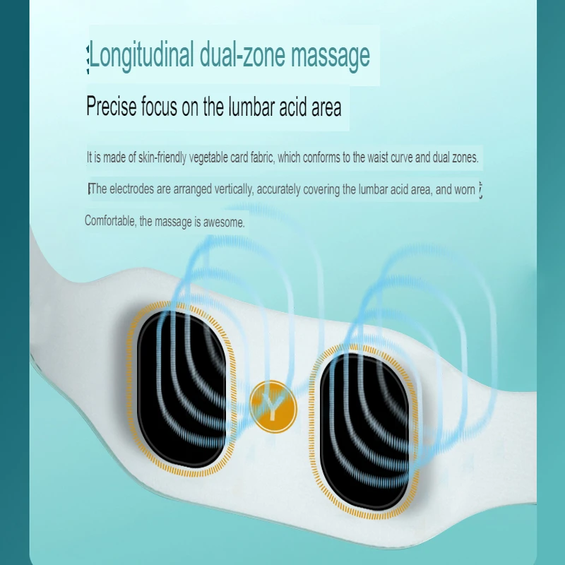 EMS cintura vibrador masaje cinturón Tens terapia estimulador para adelgazamiento corporal y uso del cabello producto de belleza y cuidado Personal