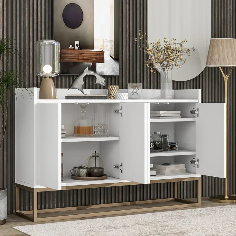 

-Living Room Furniture Luxury Buffets Cabinet Storage Chest Of Drawer Sideboard Cabinets With Doors For Baby