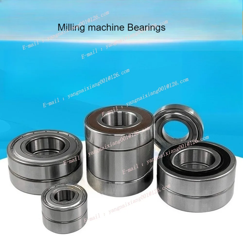 3#4# Turret Milling Machine R8/NT30 Spindle 7207 6206 Bearings , Gear Box Pullwheel Bearing Milling Accessories