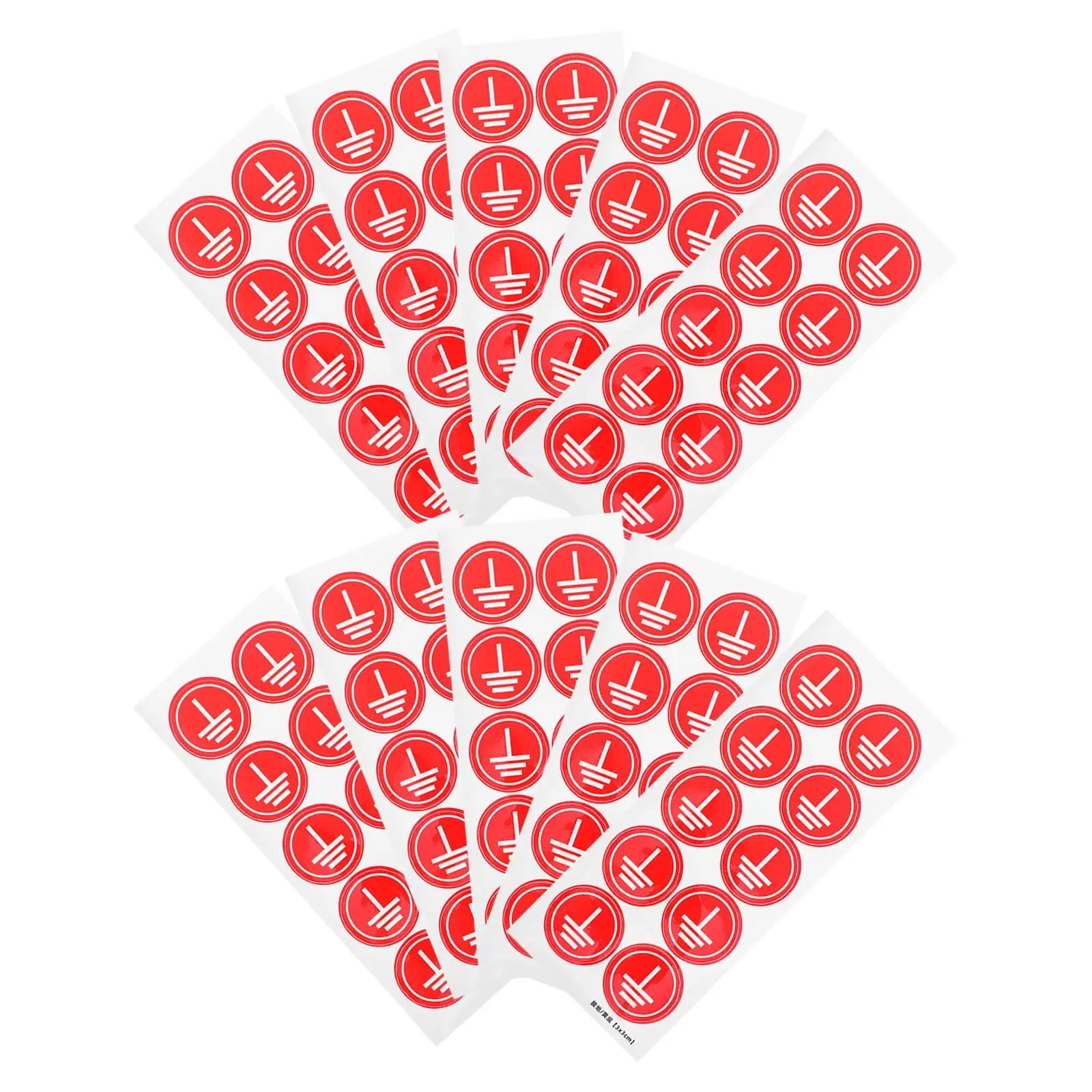 10 แผ่น 3 ซม.GROUND ลวดป้ายไฟฟ้าแผงสติกเกอร์ Shock คําเตือนความปลอดภัย Decals อุปกรณ์ป้ายเครื่องหมายความปลอดภัยการจราจร