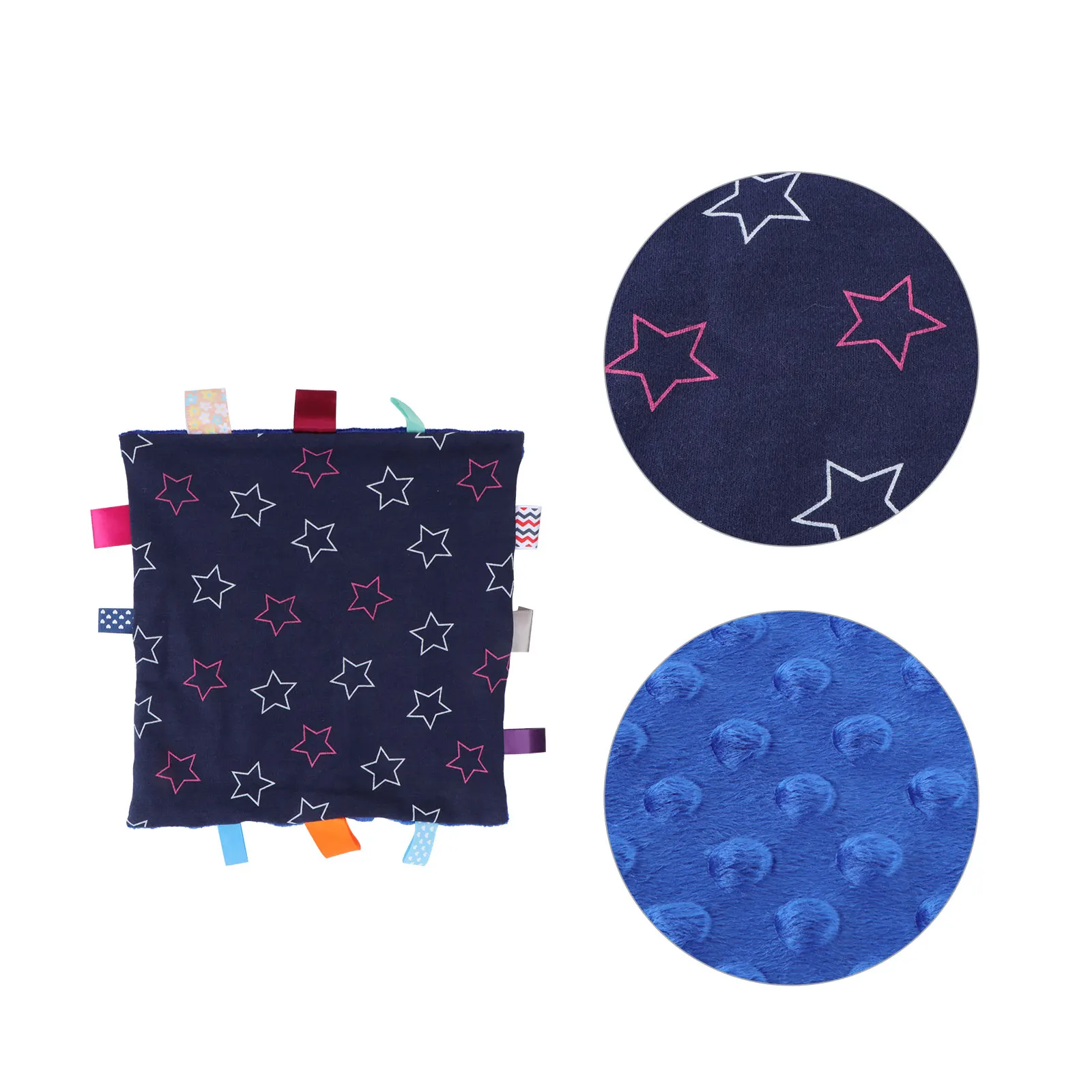 Soothing Towel Baby Comforting Infant Handkerchief Pacify Colorful Smoothing Newborn