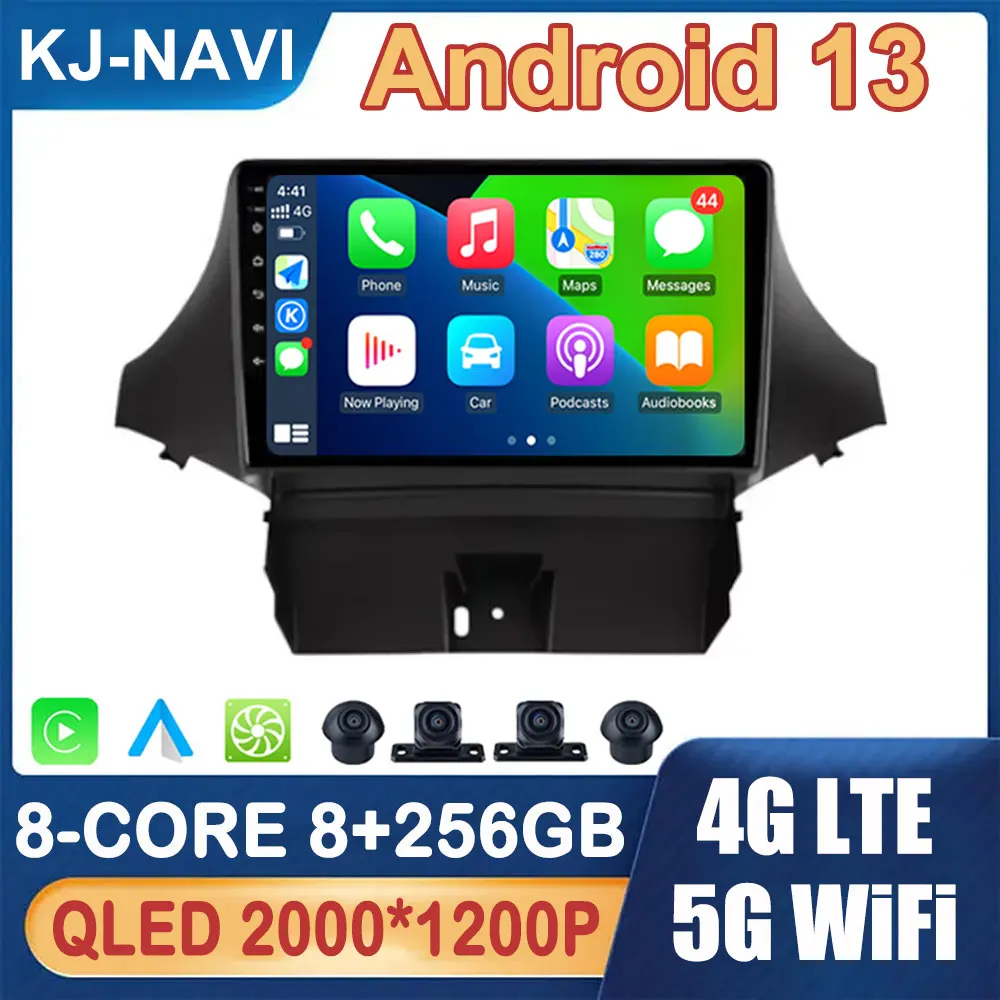 Carpaly Android 14 for Chevrolet Orlando 2010 - 2018 4G LTE 5G WiFi GPS Navigation Head Unit Car Radio Multimedia Video Player