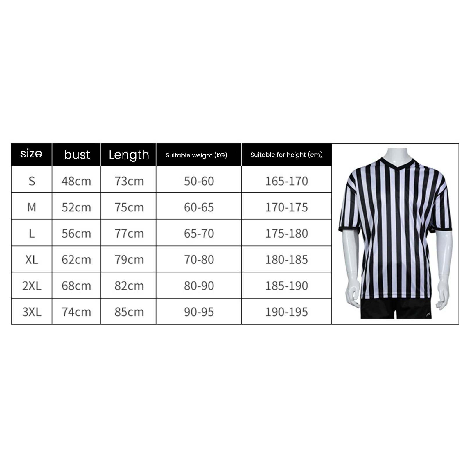 Basketball Referee Uniform Practice Sports Uniform Tops for Outdoor Cycling Sports