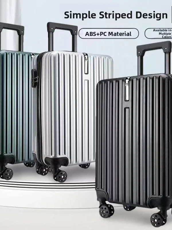 casual-travel-short-trip-luggage-20-inch-pullman-business-suitcase-fashionable-hook-model-abs-pc-material-color-pattern