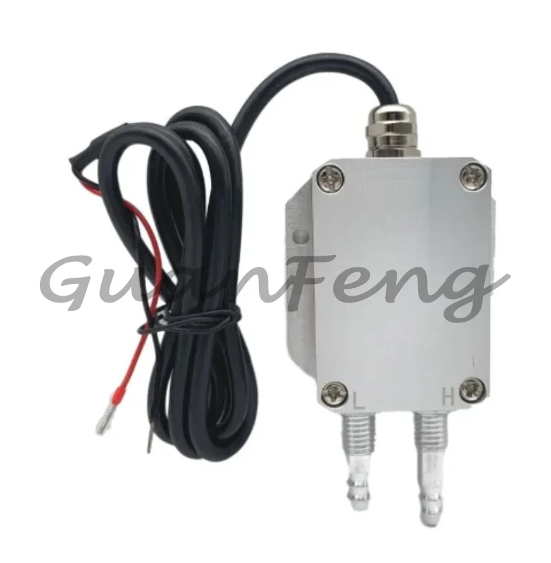 HVAC Differential Pressure Transmitter, 4-20mA 0-5/10V Output Furnace Negative Pressure Sensor