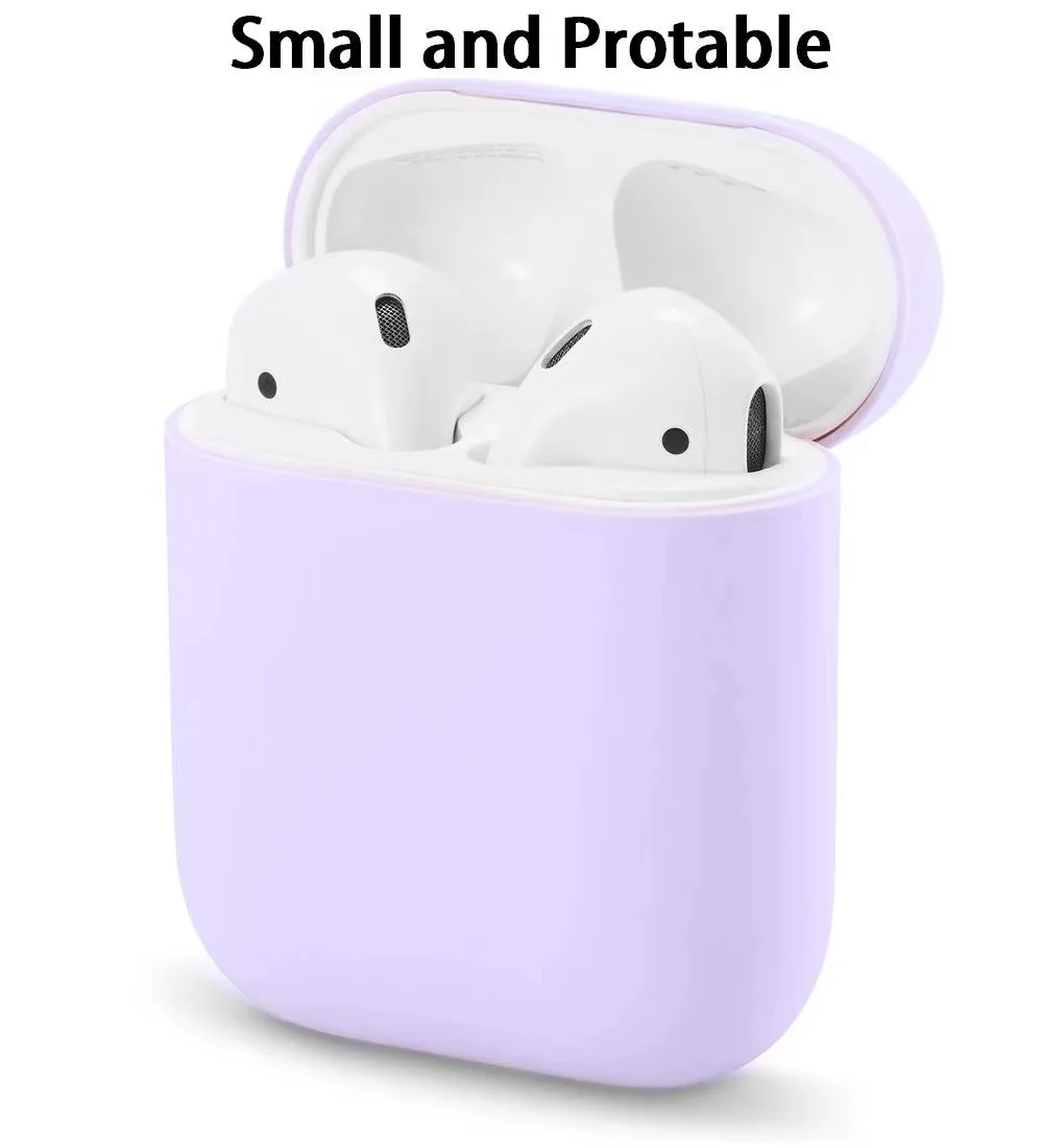 Soft Silicone Anti-fall Cases For Apple Earphone Airpods 1st 2nd Case Wireless Earphone Cover For AirPods 2 1 Cover Accessories
