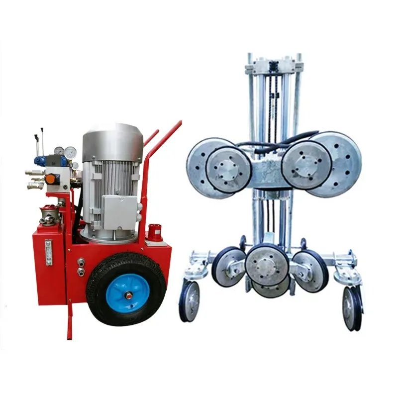 Concrete & Stone Construction Equipment YG Hydraulic Diamond Wire Saw Cutting Machine 220V/380V Custom Thickness