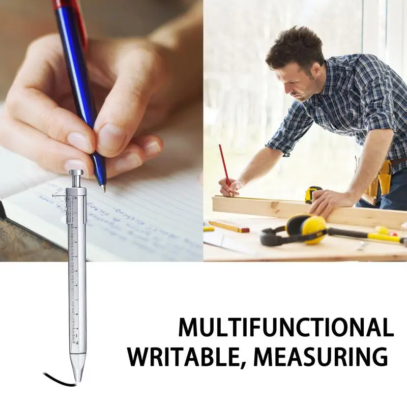 Multifunction Caliper pen Ball-Point 0.5mm ballpoint pen Gel Ink Pen Vernier Caliper Roller Ball Pen Creativity Stationery