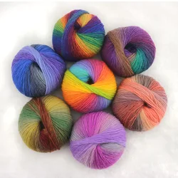 Wool Yarn Baby Soft Thread Scarf Shawl Knitted Lot 1ply Crochet 50g/Ball Mohair Cashmere Silk Knitting