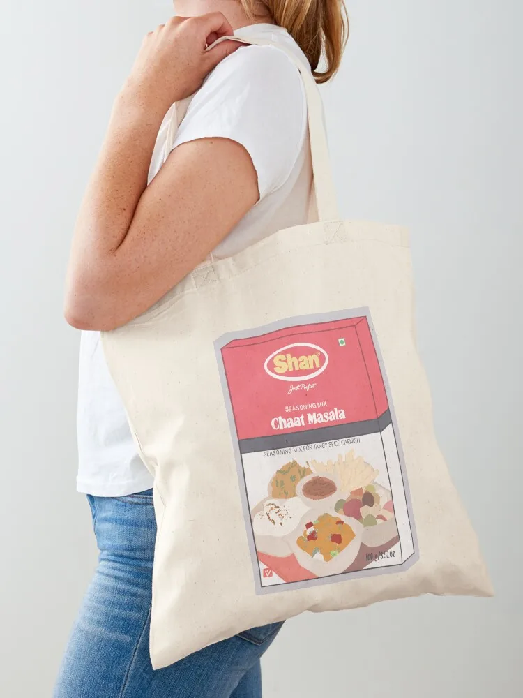 Bolsa de mano Shan Chaat Masala, bolsas de mano plegables, bolsa reutilizable, bolsa personalizada