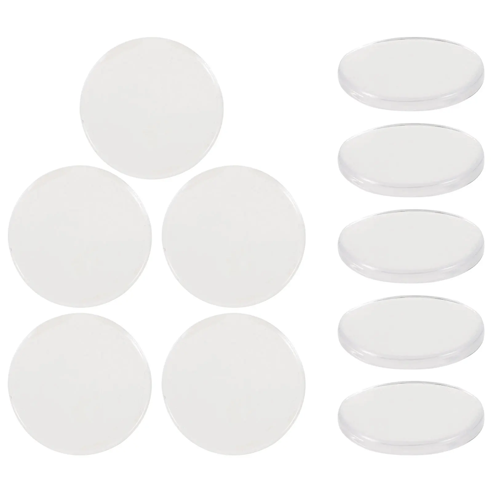 

10 pcs Eyelash Grafting Pads Silicone Tray Mat Lashes Extension Plate Reusable Durable Waterproof Professional Home Makeup