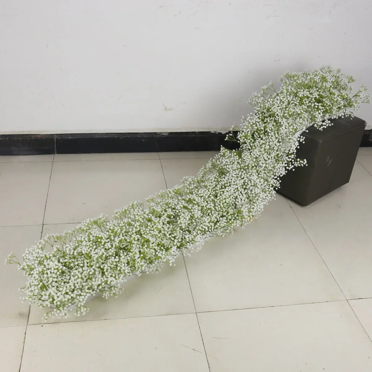 Simulation Gypsy Flower Row Ground Row Flower Wedding Wedding Table Arrangement Arch Background Wall Decoration Floral Strips