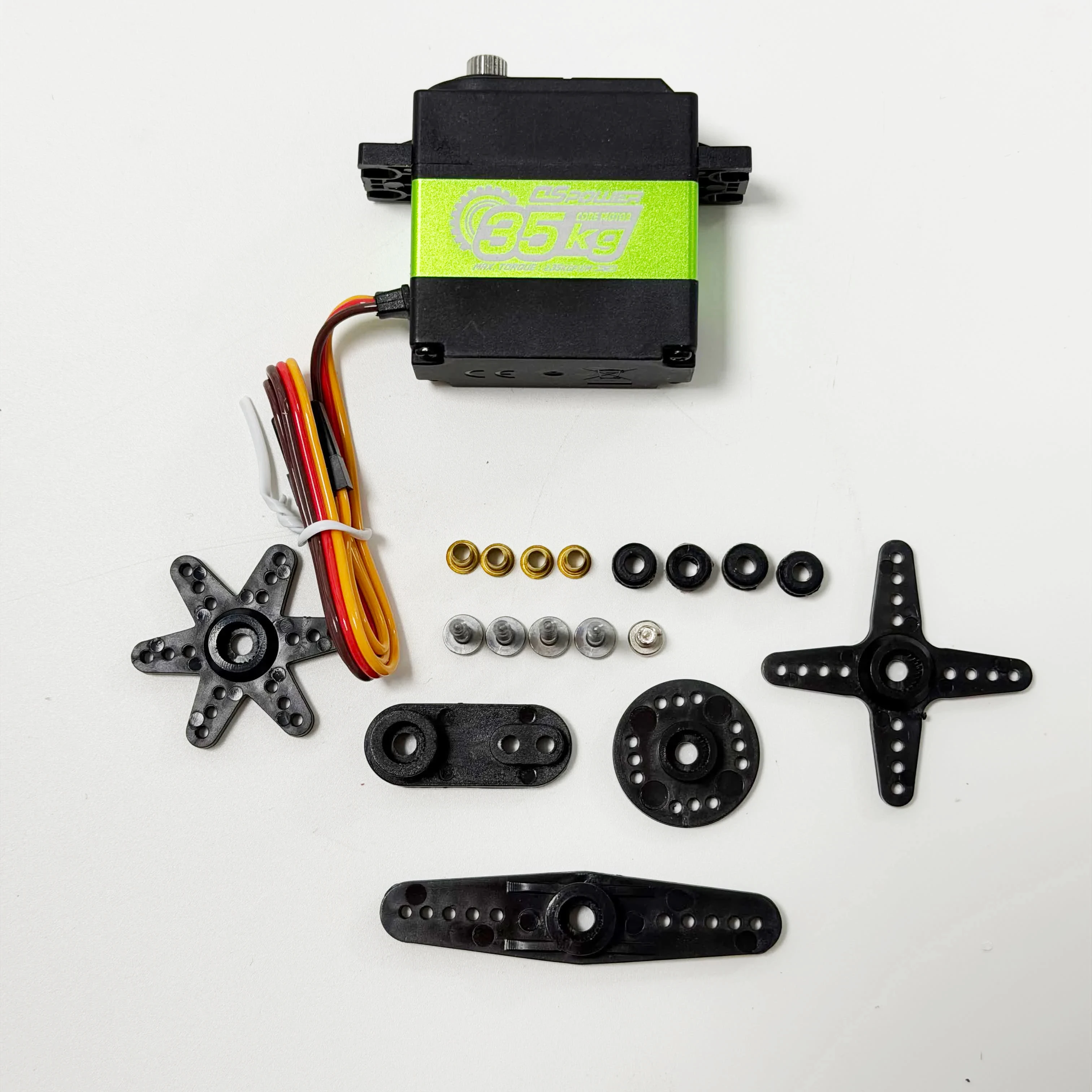 RC 1/14 CNC Shift Steering Gear Frame Steering Motor 1 Set for Tamiya Hydraulic Excavator Loader Dump Truck Tripper DIY Parts
