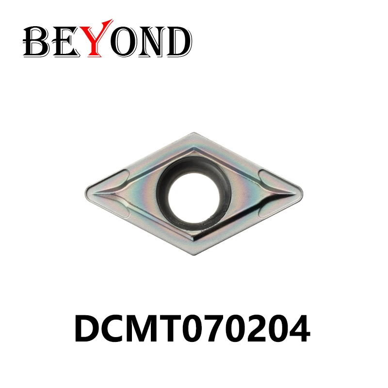 

BEYOND DCMT070204 DCMT070208-MV OY838H High Hardening Steel CNC Carbide Inserts 10pcs/box DCMT 070204 070208 For Superalloy