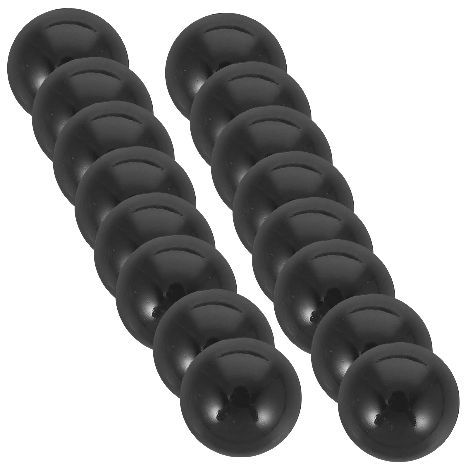 ตาปลอมสีดำทรงกลมก้นแบน 400 ชิ้น สำหรับงานถักโครเชต์ ตุ๊กตา งานฝีมือ DIY อุปกรณ์ตกแต่ง ปลอดภัยสำหรับเด็ก