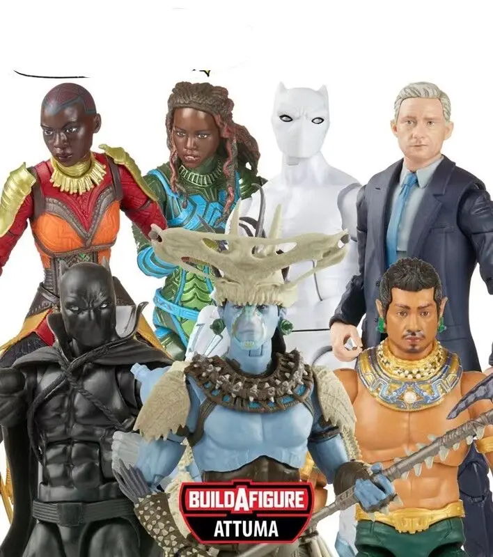 Marvel Legends Black Panther Hatut Zeraze Nakia Okoye Ross Namor Attuma BAF Wave 6