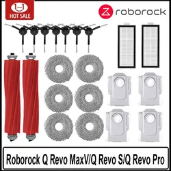 Roborock Q Revo MaxV/Q Revo S/Q Revo Pro Accessory Robot Vacuums Cleaner Dust Bag Main Side Brush Hepa Filter Mop Cloths Spare