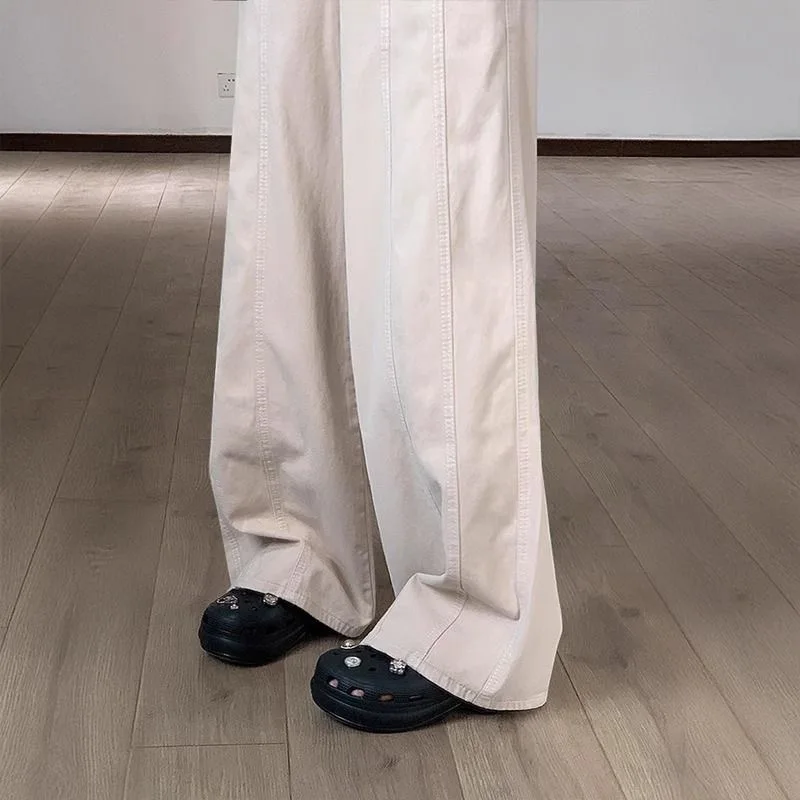 

Широкие брюки, полые женские летние быстросохнущие эластичные кавайные городские брюки с завязками и поясом, оборками, струящиеся, промытые, легкие, модальные