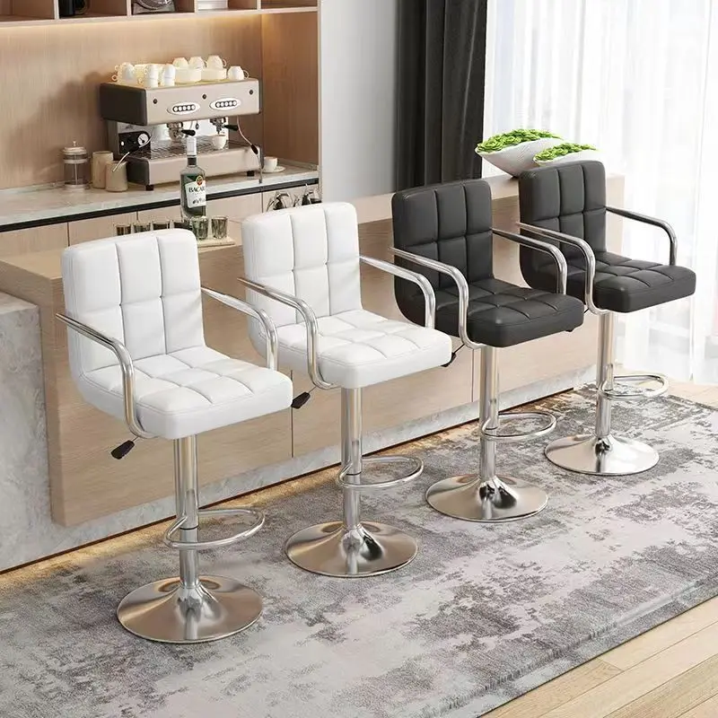 Bar Chair Adjustable Frame Flap Table and Chair High Chair with Casters